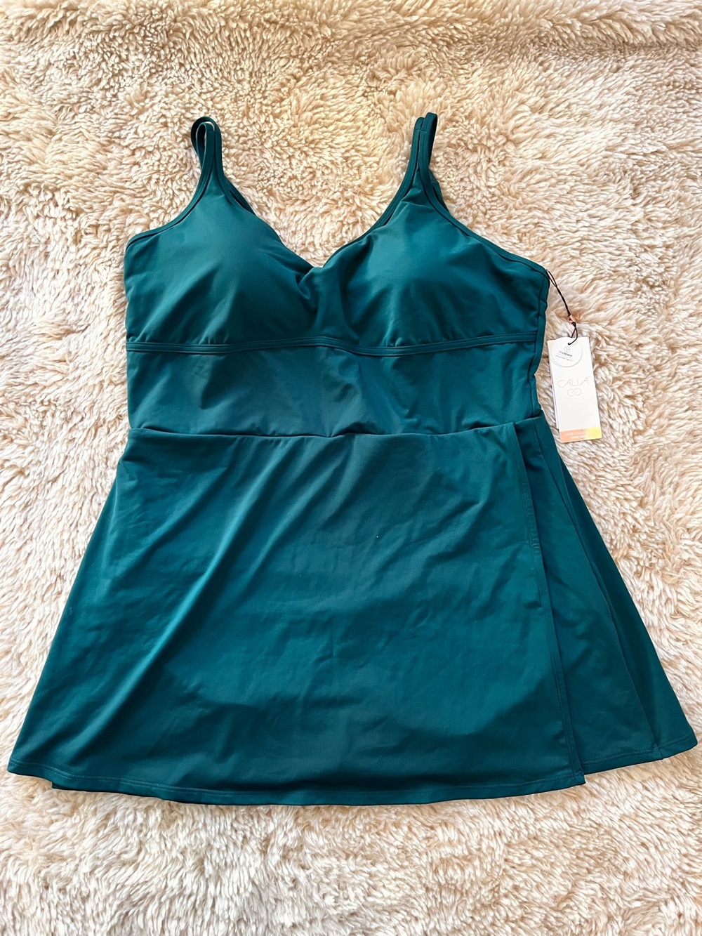 CALIA Strappy Back Swim Dress